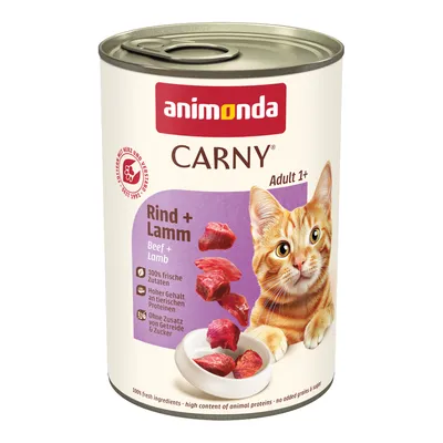 Animonda Carny Adult 6 x 400 g Vită și miel