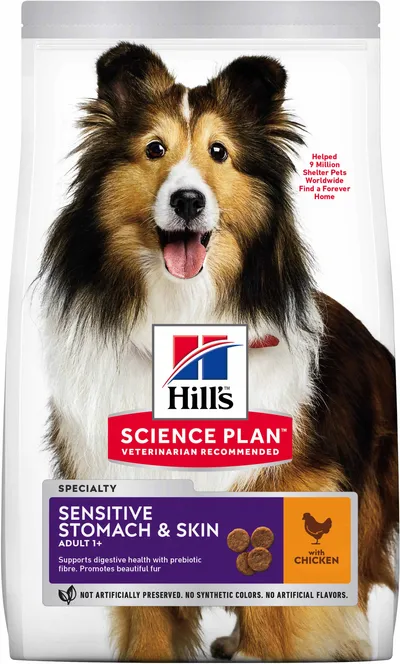 HILL's Canine Adult Sensitive Stomach & Skin, cu Pui 2,5 kg