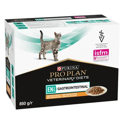Purina Pro Plan Veterinary Diets Feline EN ST/OX Gastrointestinal Pui 10 x 85 g