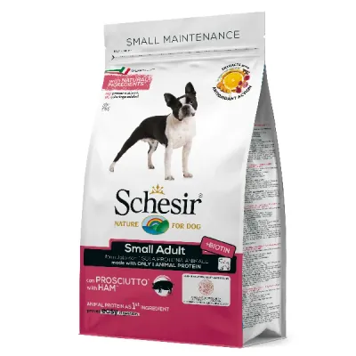 Schesir Small Adult Monoprotein cu sunca 800g