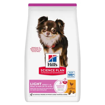 Hill's Science Plan Adult 1-6 Light Small & Mini Pui 1,5 kg