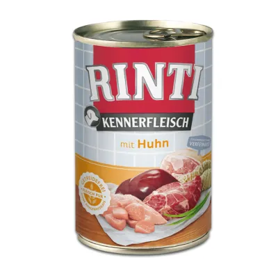 Rinti Hrană umedă pentru câini adulți, cu pui, 400g