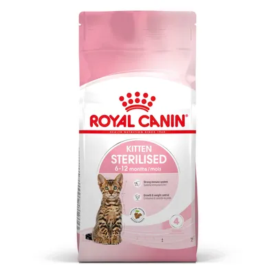 Royal Canin Kitten Sterilised, hrană uscată pisici sterilizate junior, 400g