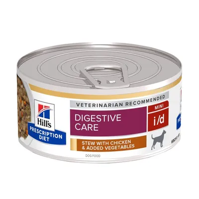 Hill's Prescription Diet i/d Digestive Care cu pui Hrană umedă câini 24 x 156 g