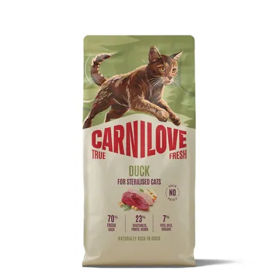 Carnilove True Fresh Sterilised Adult Rață 6 kg