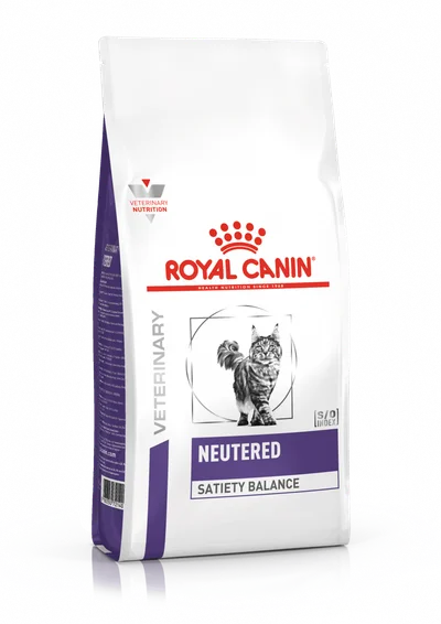 Royal Canin VD Neutered Satiety Balance, dietă veterinară, hrană uscată pisici, managementul greutății, 400g