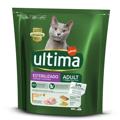 Hrană Uscată Pisică Adult, Ultima, Sterilizat, Pui, 800g