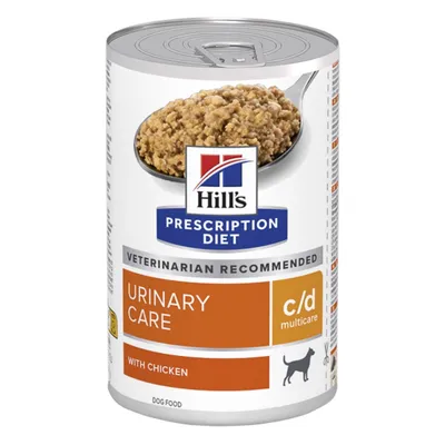 Hill's PD Canine C/D Multicare - Conservă 370 g
