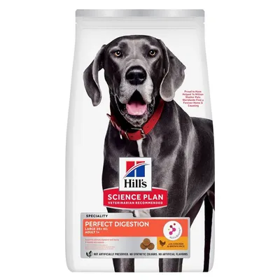 Hill's Science Plan Perfect Digestion Adult Large Pui & orez brun 14 kg