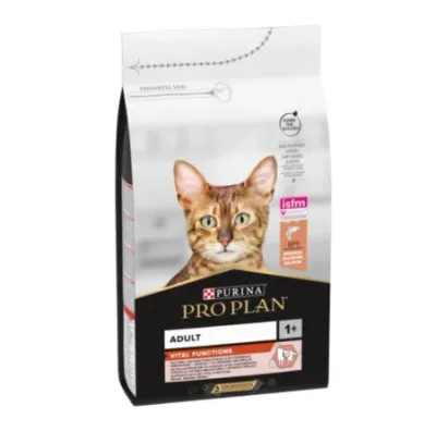 Purina Pro Plan Vital Functions Adult 1+, Somon, hrană uscată pisici, 1.5kg