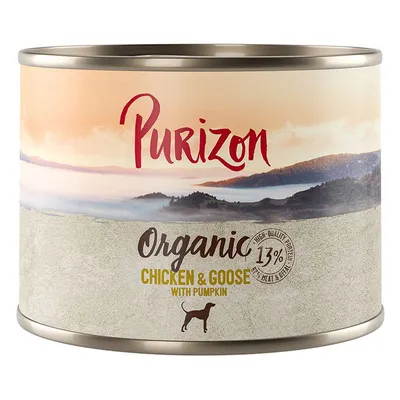 Purizon Organic 6 x 200 g Pui și gâscă cu dovleac