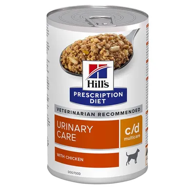 Hill's Prescription Diet c/d Multicare Urinary Care Pui Hrană umedă câini 12 x 370 g