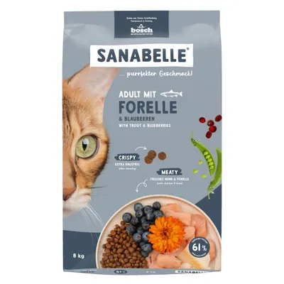 Sanabelle Adult Păstrăv & afine 8 kg