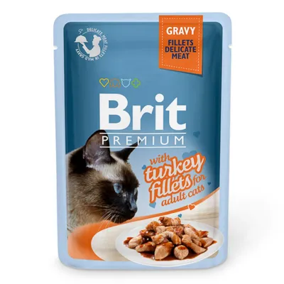 Brit Cat Delicate Turkey in Gravy, 85 g