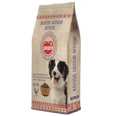 Enjoy Răsfățul Gustului Hrană uscată pentru câini, cu pui, 10 kg