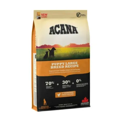 Hrană Uscată Câine Junior, Acana Heritage, Talie Mare, 17kg