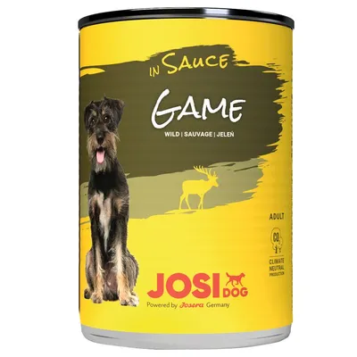 JosiDog Hrană umedă în sos 12 x 415 g Vânat