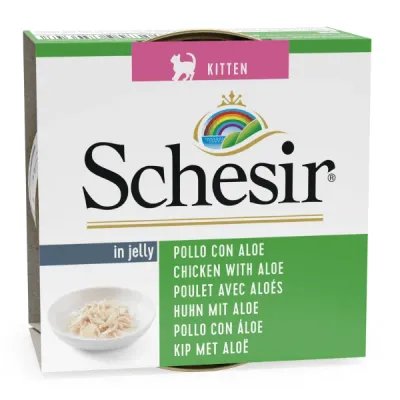 Schesir Pisica Junior Pui/Aloe 85 g