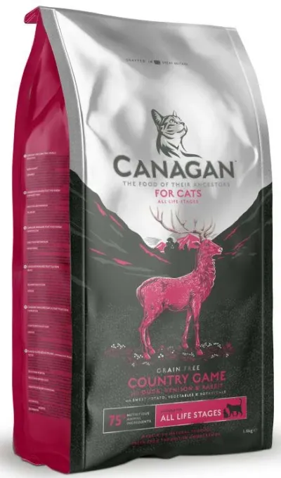 Canagan Hrană uscată pentru pisici, cu Vânat 1,5 kg