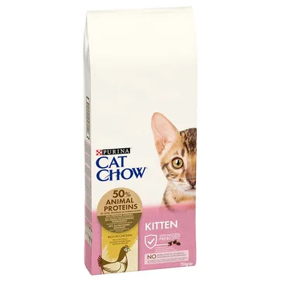 Purina Cat Chow Kitten cu pui 15 kg