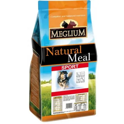 Meglium Sport, S-XL, Pasăre, hrană uscată câini, activitate intensă, 15kg