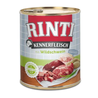Rinti Hrană umedă pentru câini, cu mistreț, 800 g