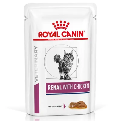 Royal Canin Veterinary Feline Renal în sos Pui 24 x 85 g