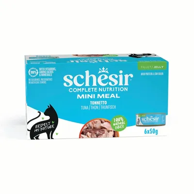 Schesir Complete Nutrition Filet în gelatină 6 x 50 g Conserve Ton