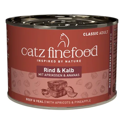 Catz Finefood 6 x 200 g Vită & vițel
