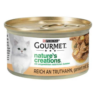 Gourmet Nature's Creations 12 x 85 g Curcan cu spanac & păstârnac