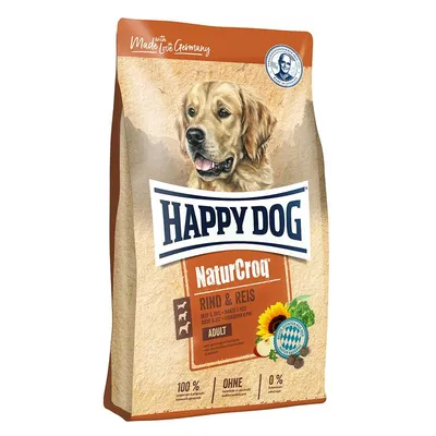 Happy Dog NaturCroq Vită cu orez 2 x 15 kg