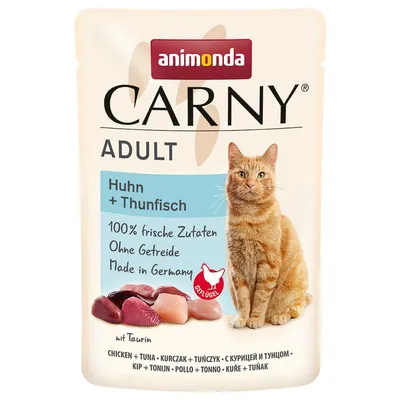 Animonda Carny Pliculețe 24 x 85 g Pui + ton