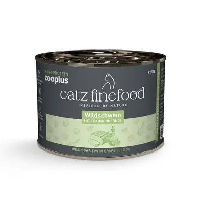 Catz Finefood Monoprotein zooplus 6 x 200 g Porc mistreț