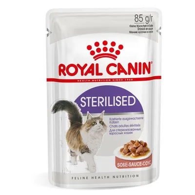 Royal Canin Hrană umedă Pachet economic 24 x 85 g Sterilised în sos