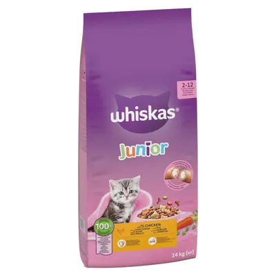 Whiskas Junior Pui 14 kg