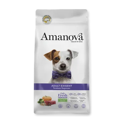 Hrană Uscată Câine Adult, Amanova Exigent, Hipoalergenic, Vânat, 10kg