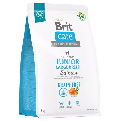 Brit Care Dog Grain-free Junior Large Breed Somon și cartofi 3 kg