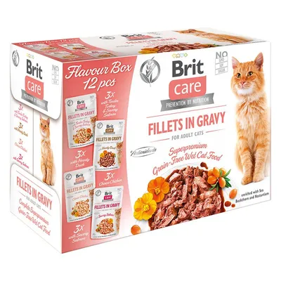 Brit Care Cat Fileuri 24 x 85 g Fileuri în sos