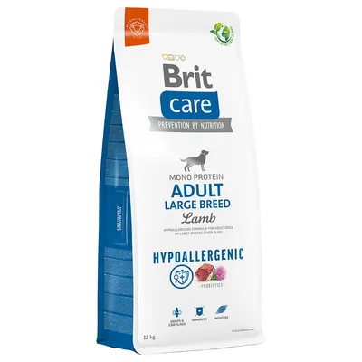 Brit Care Dog Hypoallergenic Adult Large Breed Miel și orez 12 kg