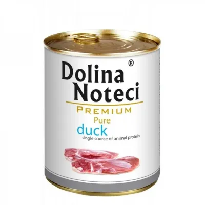 Dolina Noteci Premium Pure Hrană umedă pentru câini, cu rata, 400g