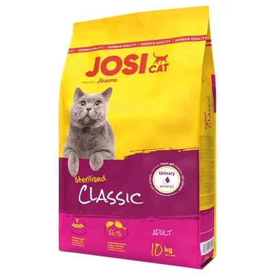JosiCat Sterilised Classic Somon 10 kg
