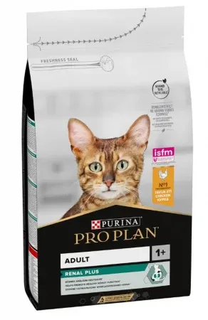 Purina Pro Plan Original OptiRenal Adult, Pui, hrană uscată pisici, afecțiuni renale, 1.5kg