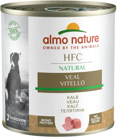 Almo Nature HFC Conservă pentru câini, cu carne de vițel 280g