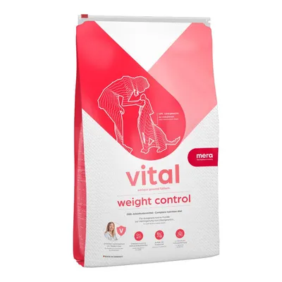 Mera Vital Weight Control, Xs-Xl, Pasăre, dietă veterinară, hrană uscată câini, obezitate, 3kg