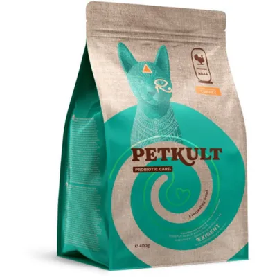 Hrana Uscata Petkult Probiotic Care Exigent Fresh Pisici, Curcan, 7 kg