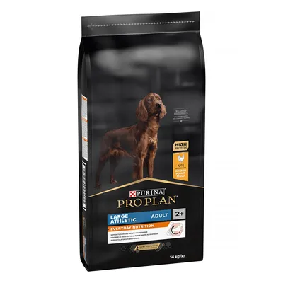 Purina Pro Plan Adult Everyday Nutrition, Talie Mare Atletică, Pui, 14 kg