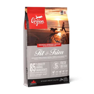 Hrană Uscată Câine Adult, Orijen Fit&Trim, Pui, 11.4kg