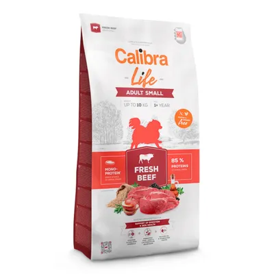 Calibra Life Adult Small Fresh Beef, XS-S, Vită, hrană uscată monoproteică câini, 1.5kg