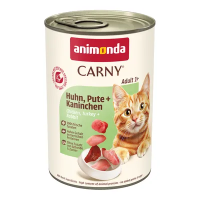 Animonda Carny Adult 6 x 400 g Pui, curcan & iepure