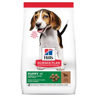 Hill's SP Canine Puppy Medium Lamb&Rice, 2.5 Kg